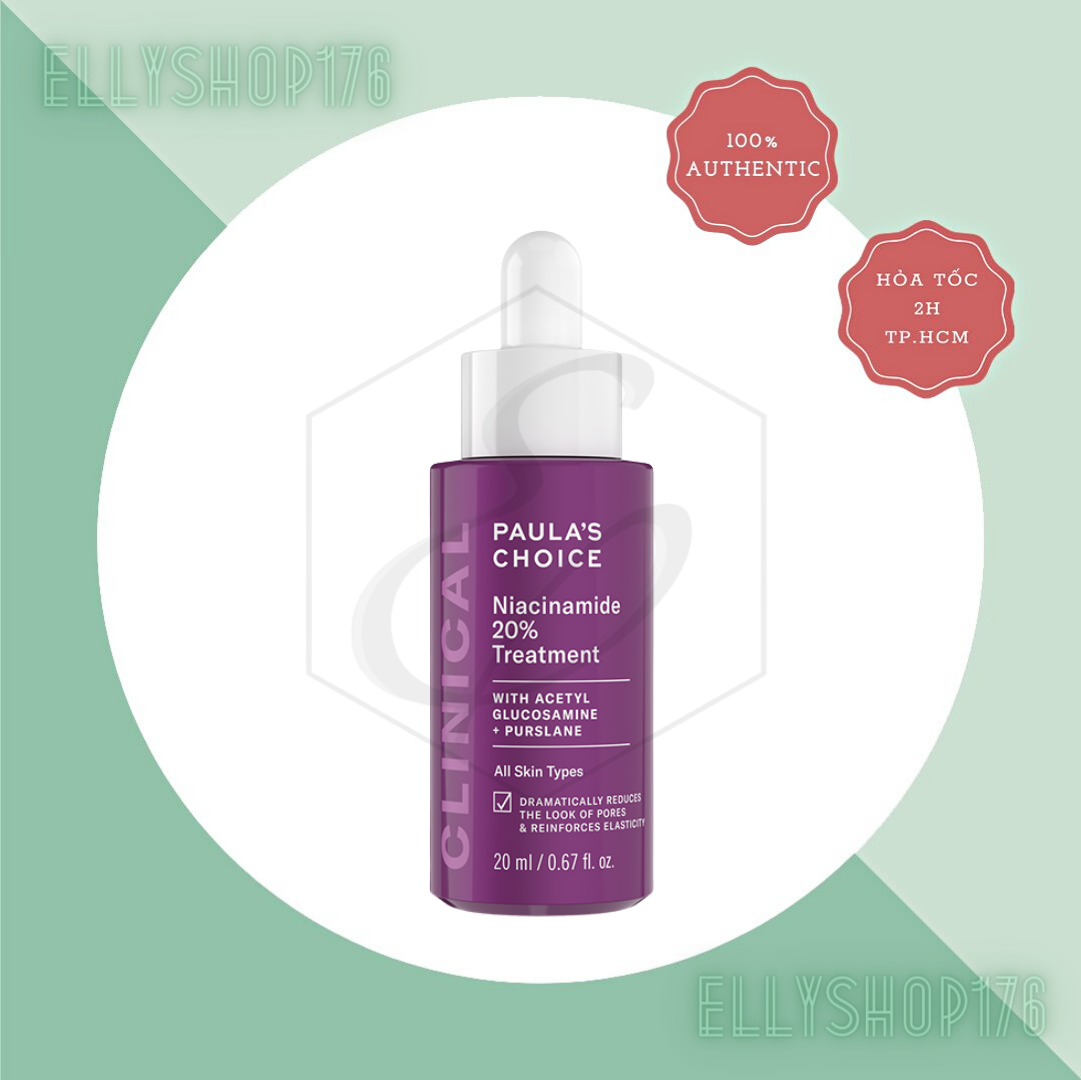 Tinh chất thu nhỏ lỗ chân lông tối ưu Paula’s Choice Niacinamide 20% Treatment - 20ml